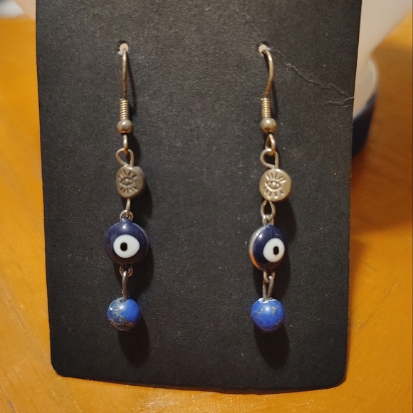 Handmade Jewelry - Evil Eye Earrings